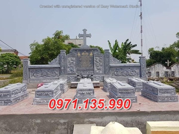 Mẫu lăng mộ đá công giáo đẹp bán tại sóc trăng tiền giang - mẫu mộ đạo