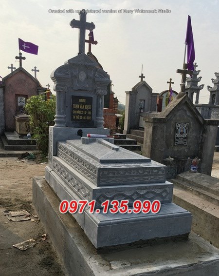 Mẫu lăng mộ đá công giáo đẹp bán tại sóc trăng tiền giang - mẫu mộ đạo