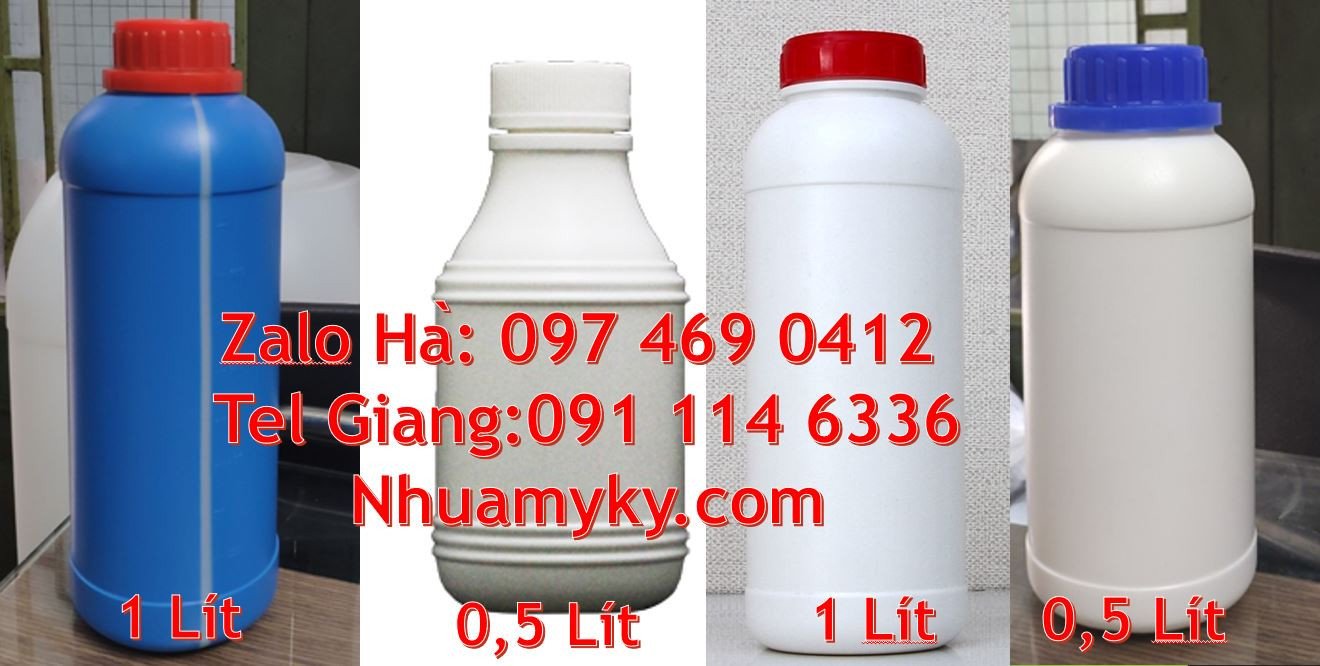 chai nhựa 1l đựng dầu ăn,chai nhựa 0.5l đựng mật ong,chai nhựa trắng