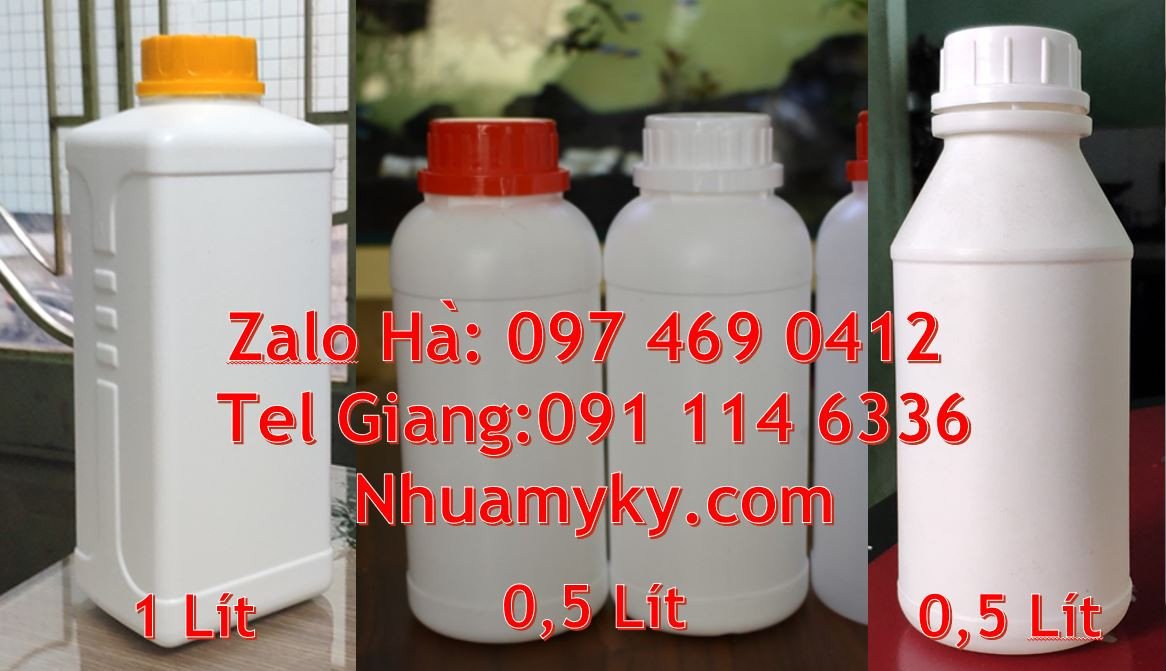 chai nhựa 1l đựng dầu ăn,chai nhựa 0.5l đựng mật ong,chai nhựa trắng