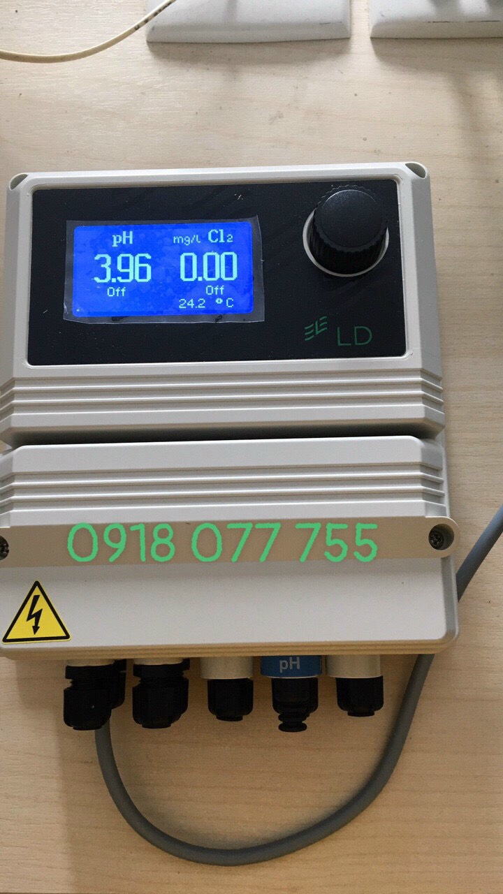 Bộ đo LDPHRH châm hóa chất tự động Cl2 và acid bể bơi hãng EMEC /ITALY