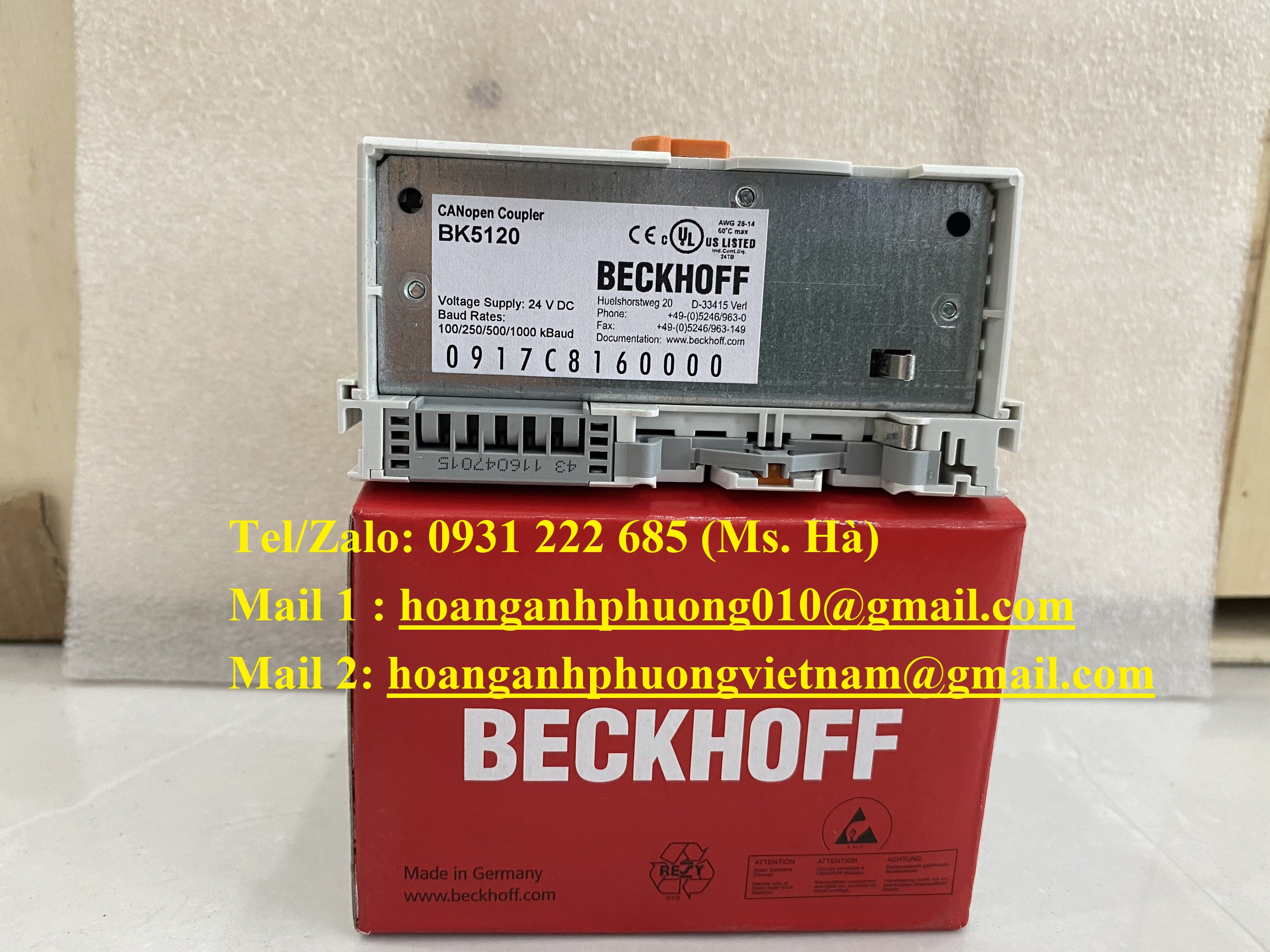 Beckhoff BK5120 - mô đun giá cạnh tranh - giá tốt