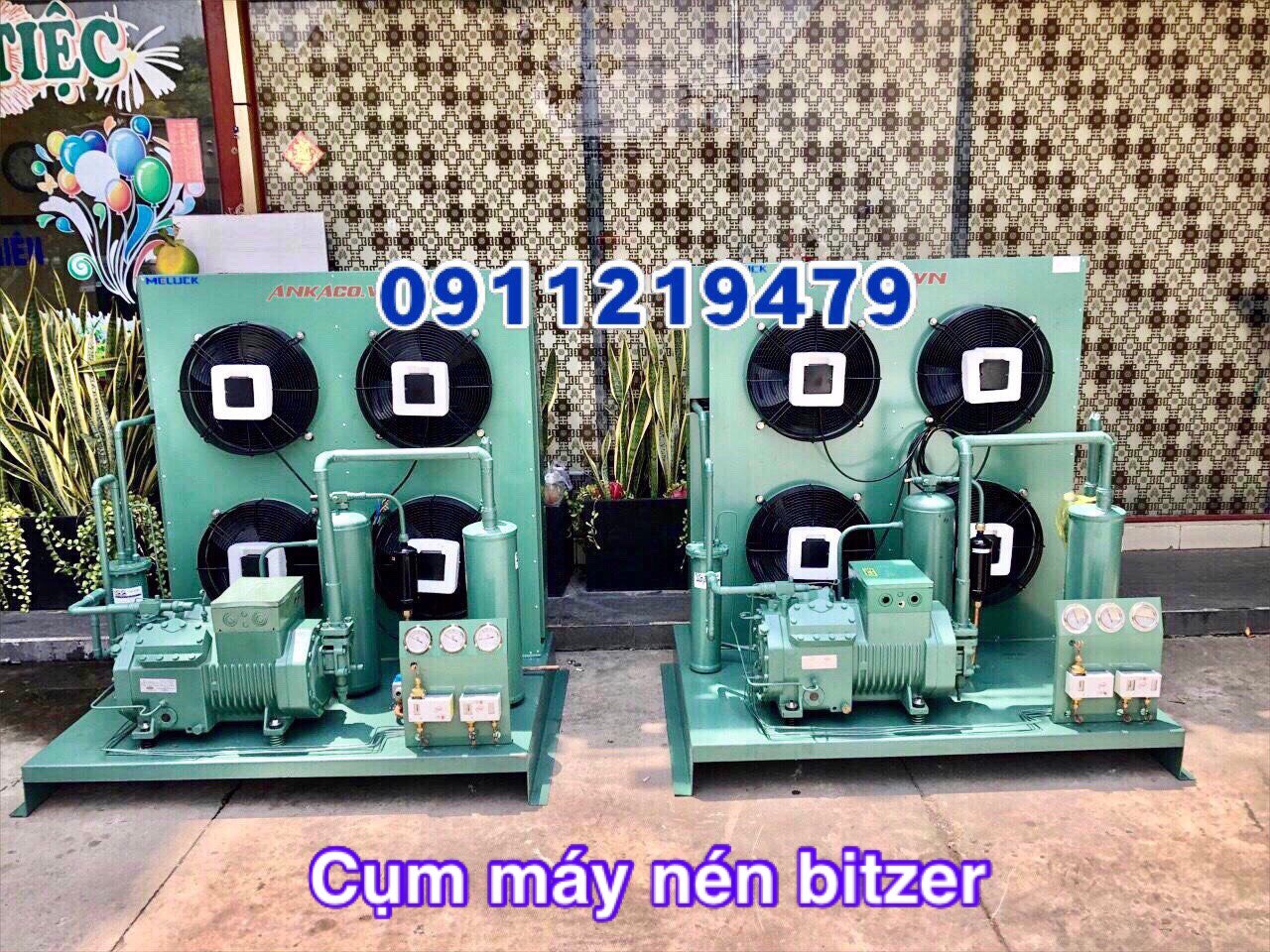 Bán cụm máy nén Bitzer 15hp model 4PES-15Y tại  tân bình