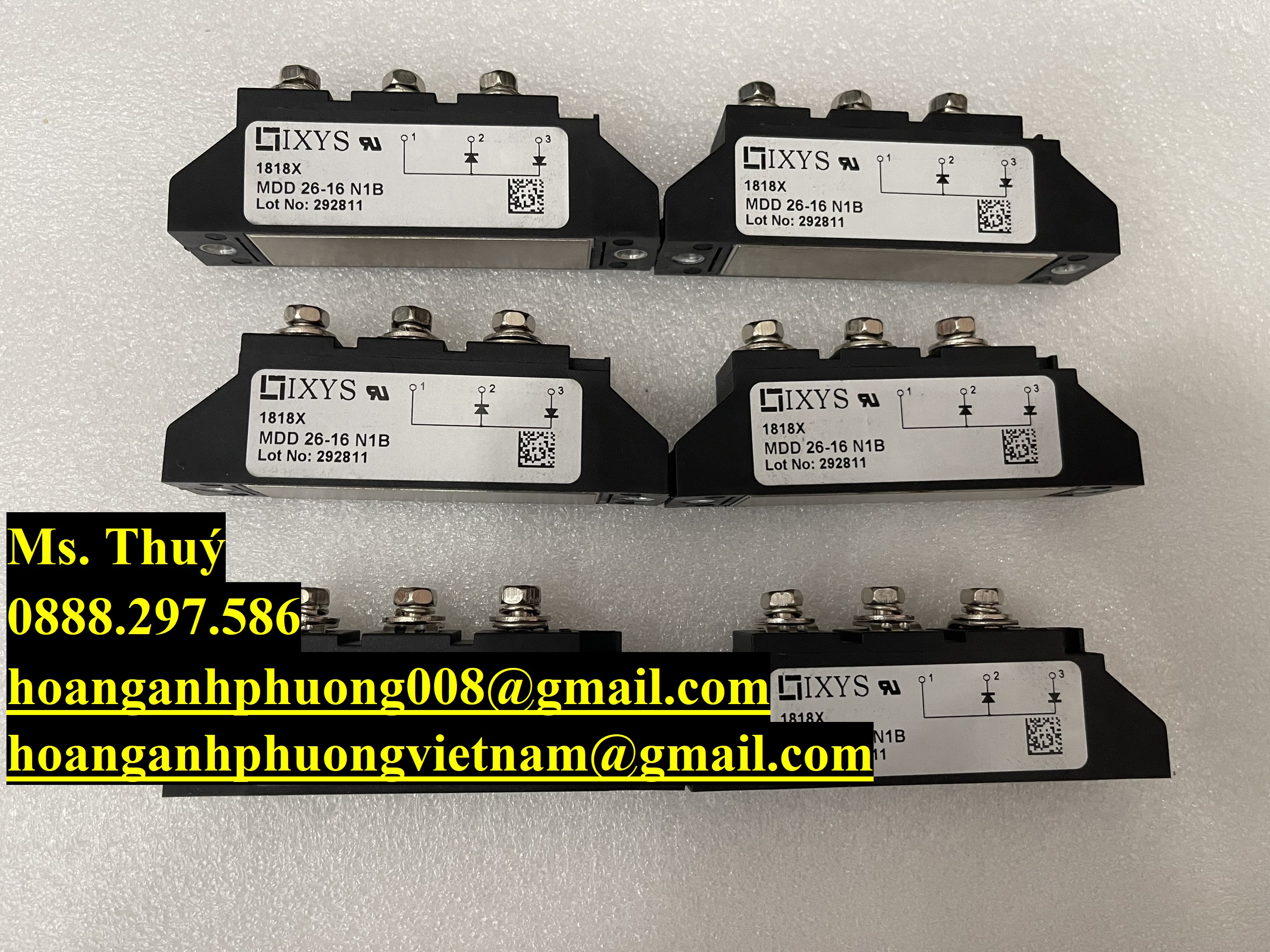 Hàng sẵn kho  Diot IXYS MDD 26-16N1B  Mới 100%