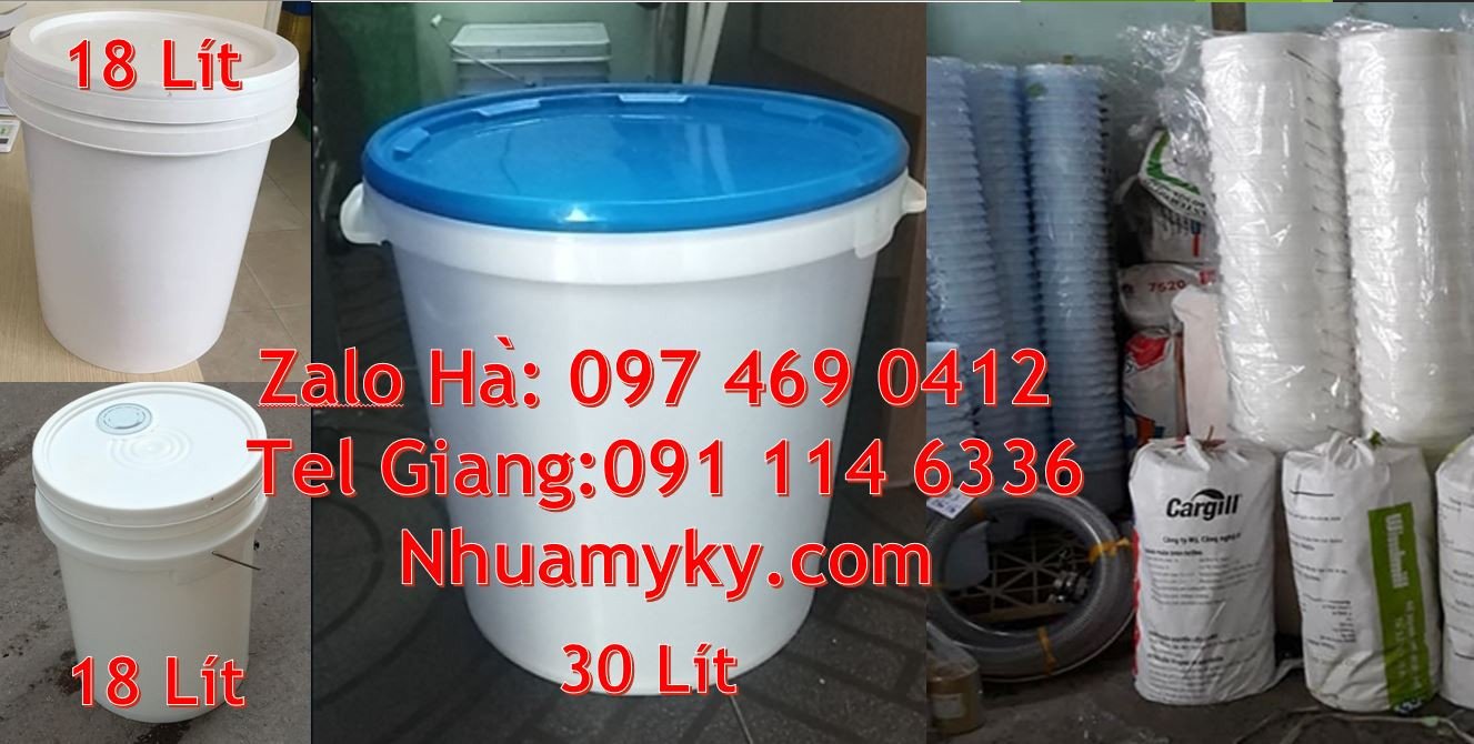 xô nhựa vuông 18l,vỏ thùng sơn 19l nắp chiết rót,thùng nhựa 22l giá rẻ