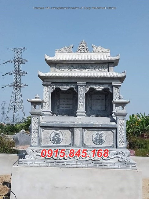 Mẫu lăng mộ đá đẹp cà máu - để tro cốt đẹp bán cà mau hậu giang