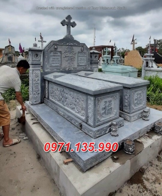 Mẫu mộ đá công giáo để tro cốt đẹp bán tại an giang bạc liêu