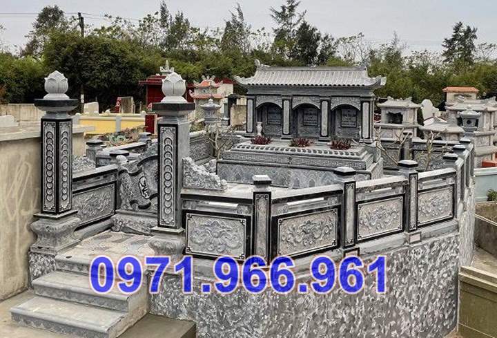 Mẫu Lăng Mộ Gia Tộc Tổ Tiên Bằng Đá Đẹp