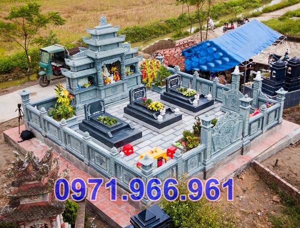 Mẫu Lăng Mộ Gia Tộc Tổ Tiên Bằng Đá Đẹp