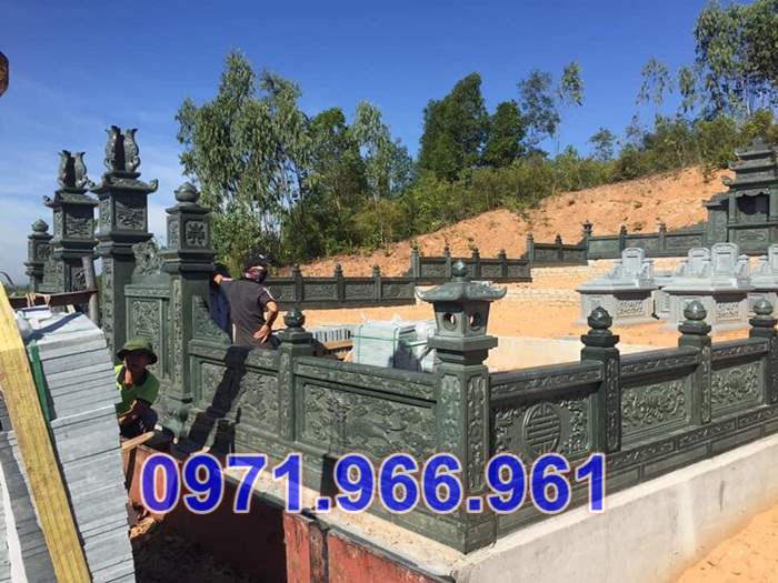 Mẫu Lăng Mộ Gia Tộc Tổ Tiên Bằng Đá Đẹp