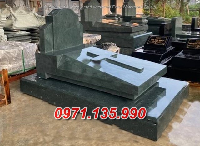 Mẫu lăng mộ đá công giáo đẹp bán tại ninh thuận bình thuận - mộ đạo