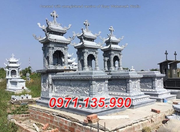 Mẫu lăng mộ đá công giáo đẹp bán tại quảng nam đà nẵng - mộ đạo