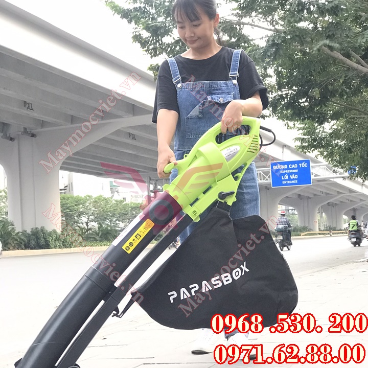 [ Khuyến mại ] Máy thổi lá hút bụi chạy điện thân thiện với môi trường