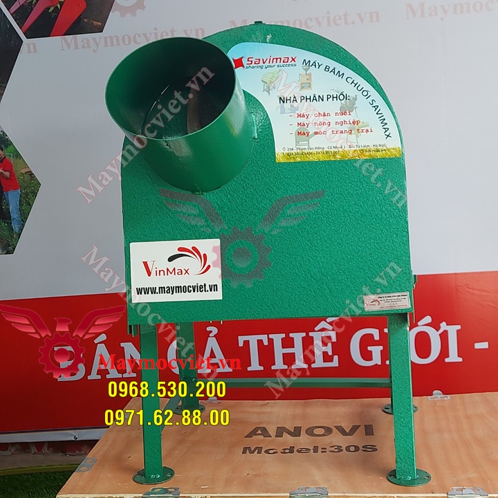 Máy thái chuối mịn cả cây cho gia súc gia cầm