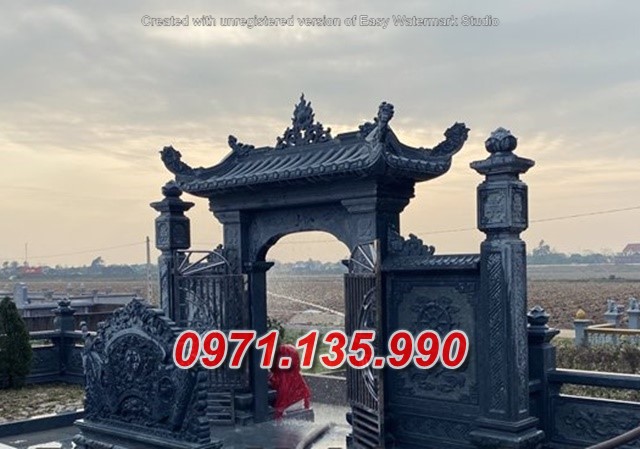 Mẫu cổng đá đẹp nhà thờ đình chùa bán tại nghệ an hà tĩnh