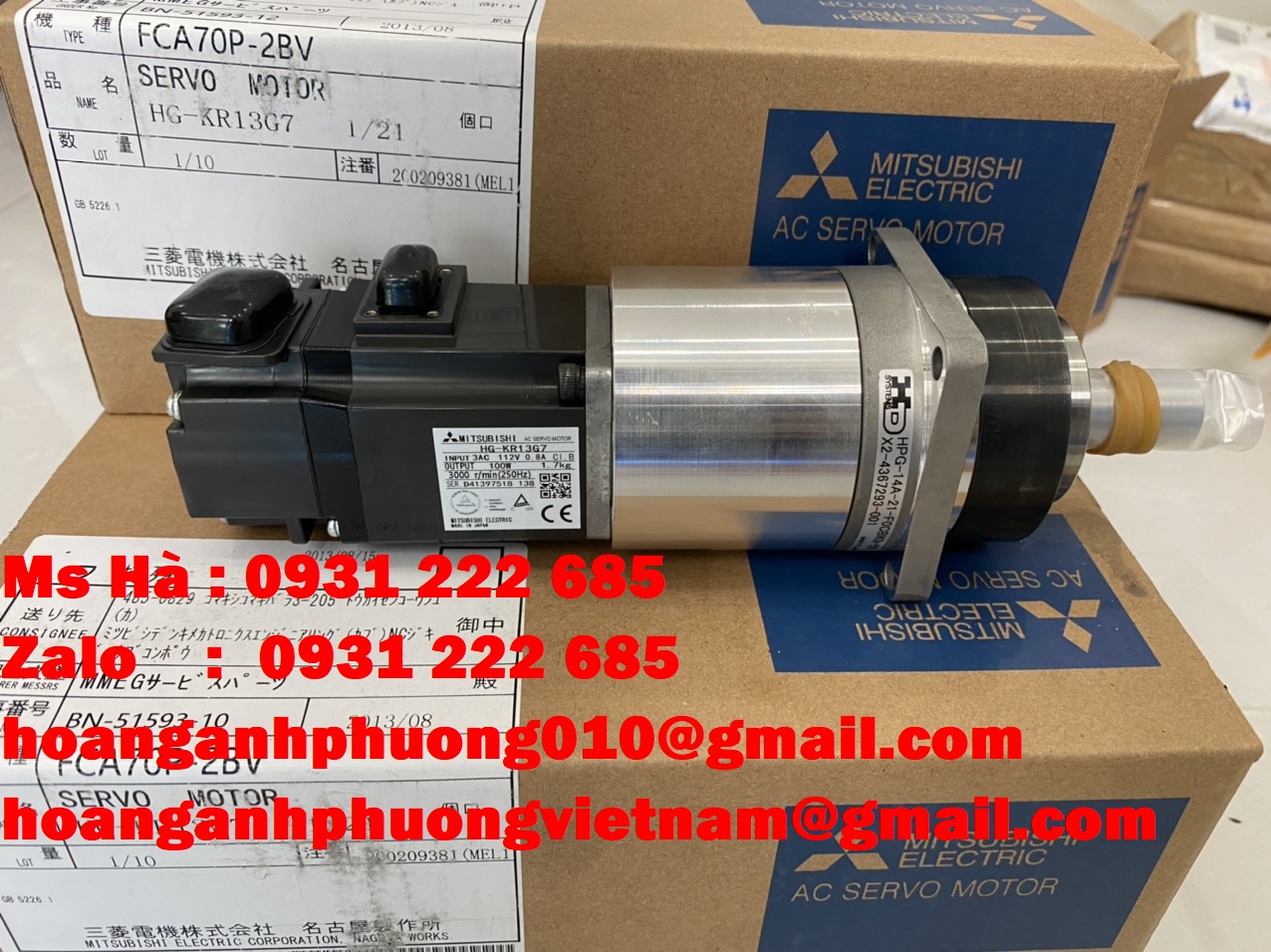 Bộ động cơ HG-KR13G7 mitsubishi 0.1kW giá tốt