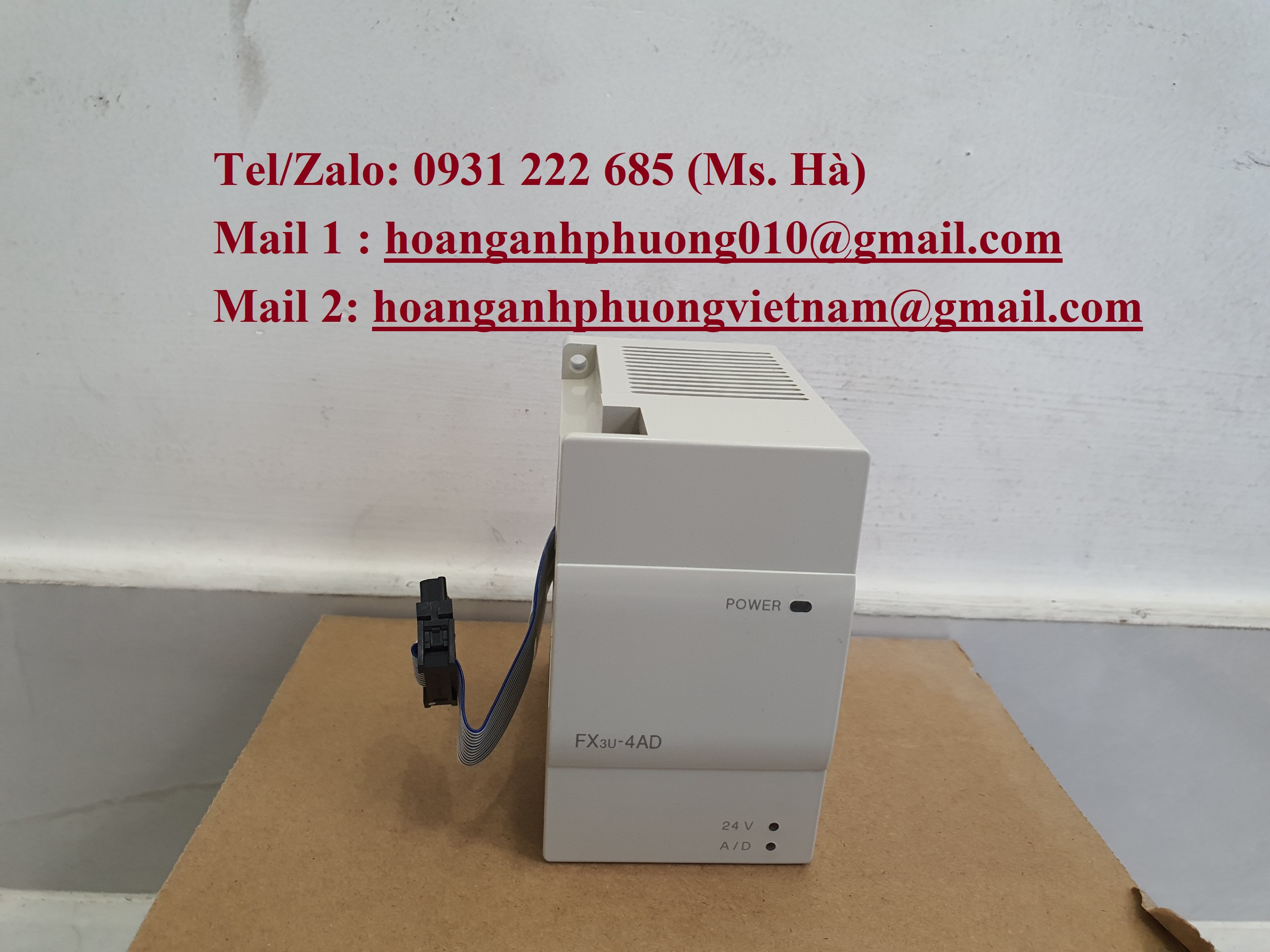 PLC hàng nhập dòng mitsubishi giá tốt hiện nay FX3U-4AD