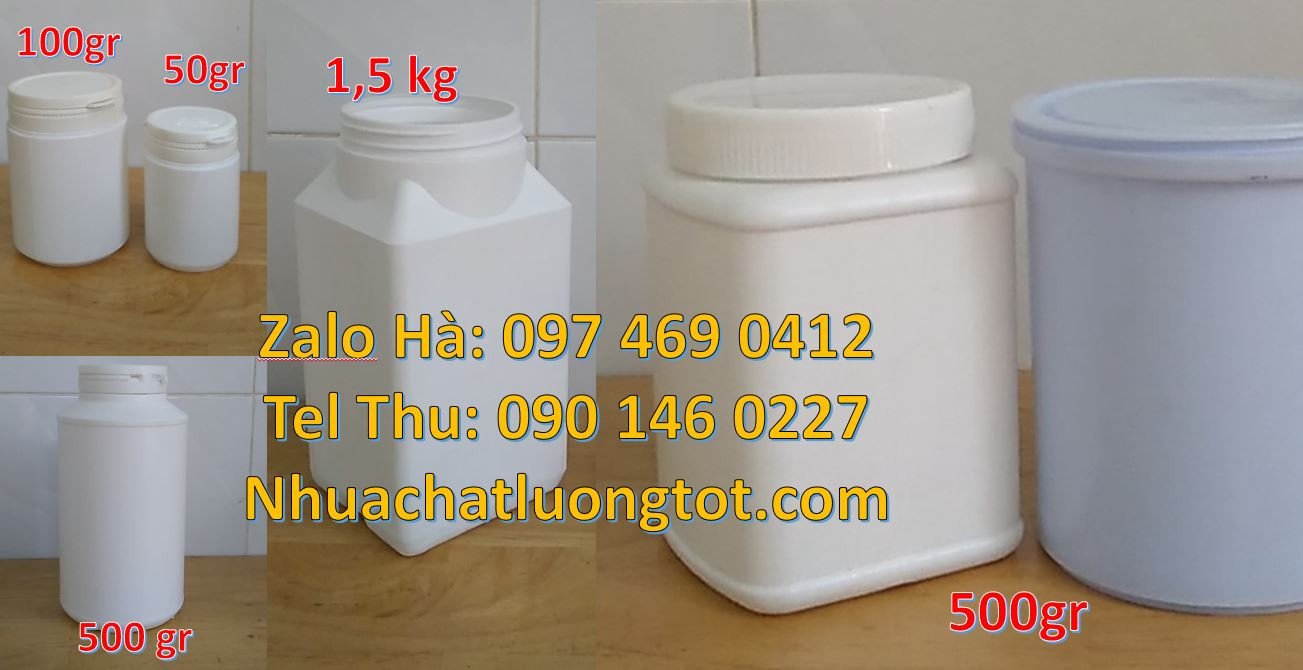 hũ đựng mỹ phẩm,hũ nhựa đựng bánh kẹo,hũ nhựa trắng giá rẻ,hũ nhựa 1kg