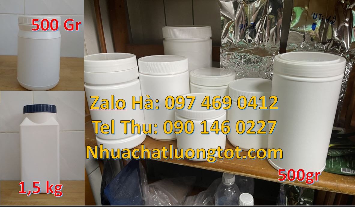 hũ đựng mỹ phẩm,hũ nhựa đựng bánh kẹo,hũ nhựa trắng giá rẻ,hũ nhựa 1kg