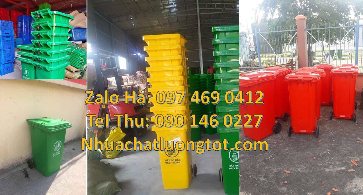 thùng rác đạp chân 240l,thùng rác 120l nắp hở,thùng đựng rác 240l màu