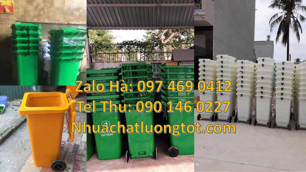 thùng rác đạp chân 240l,thùng rác 120l nắp hở,thùng đựng rác 240l màu