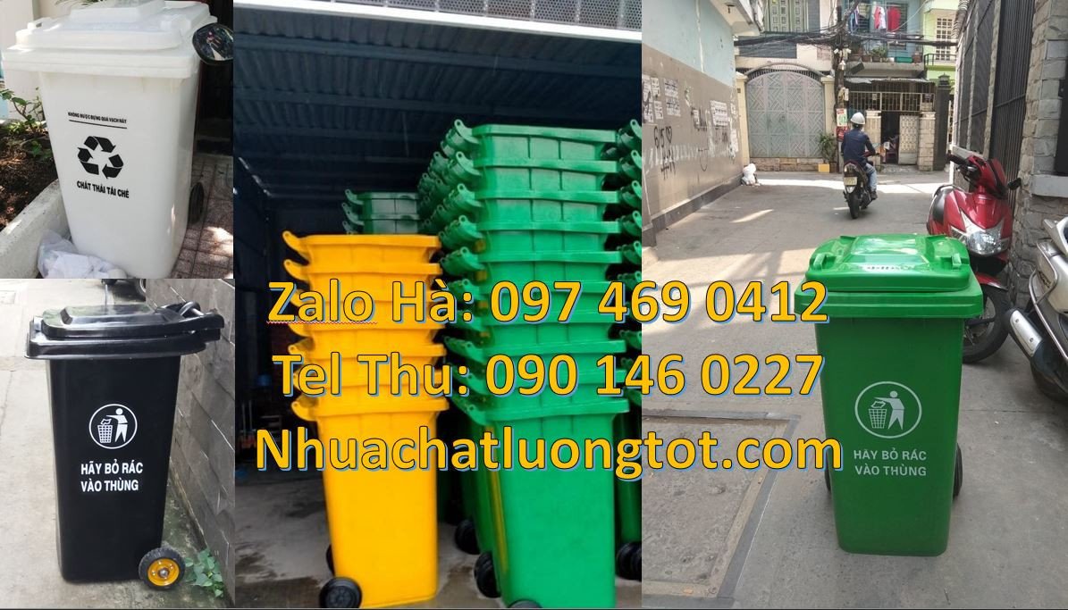 thùng rác đạp chân 240l,thùng rác 120l nắp hở,thùng đựng rác 240l màu