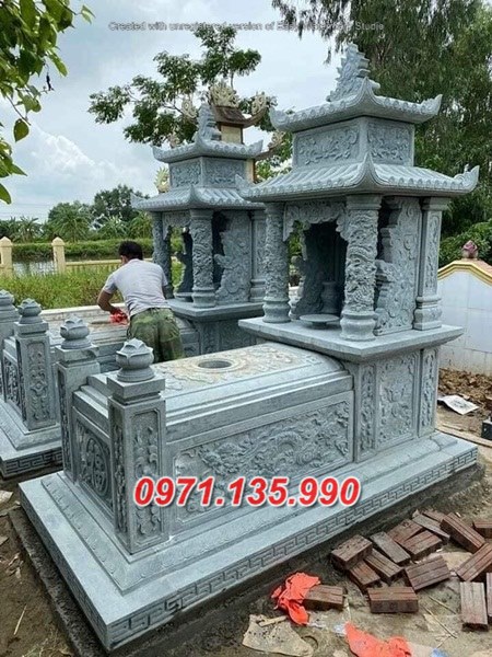 Mẫu mộ bằng đá đẹp bán tại hà tĩnh cao bằng - mộ tự ngai mộ đơn giản