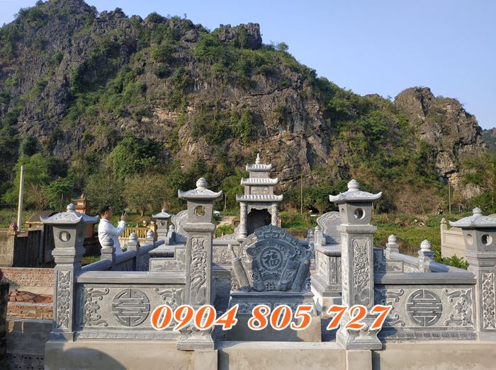 Thiết kế lắp đặt lăng mộ đá đẹp tại Trà Vinh