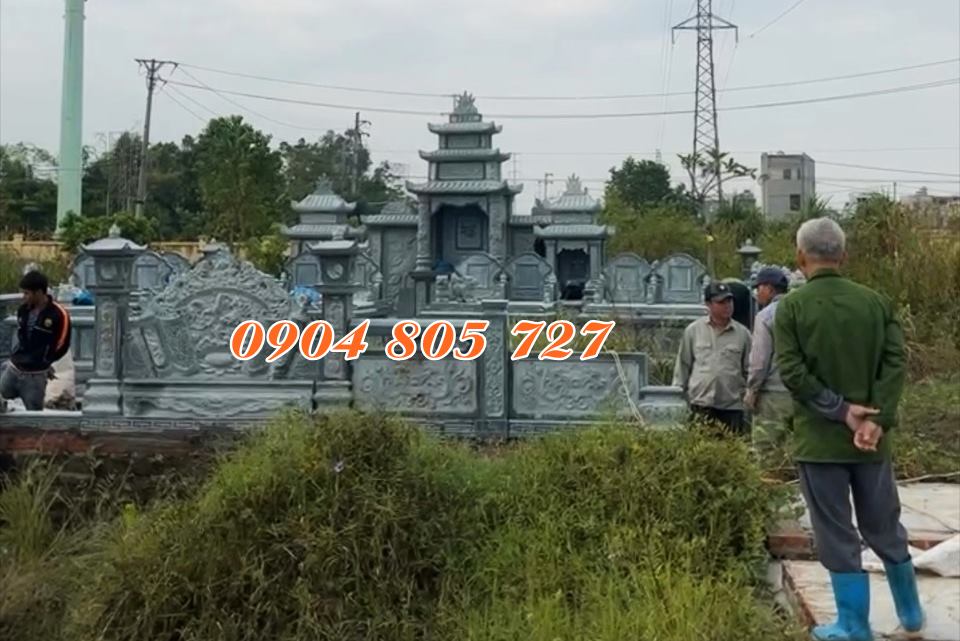 Thiết kế lắp đặt lăng mộ đá đẹp tại Trà Vinh