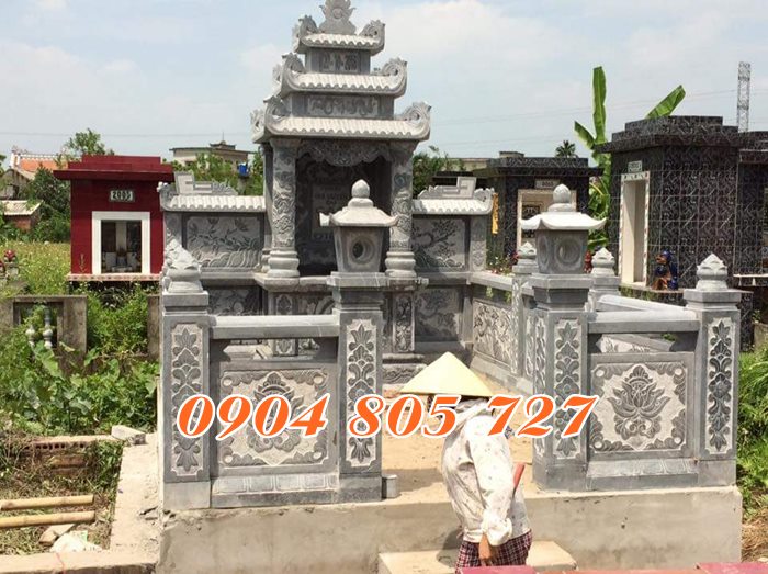 Thiết kế lắp đặt lăng mộ đá đẹp tại Trà Vinh