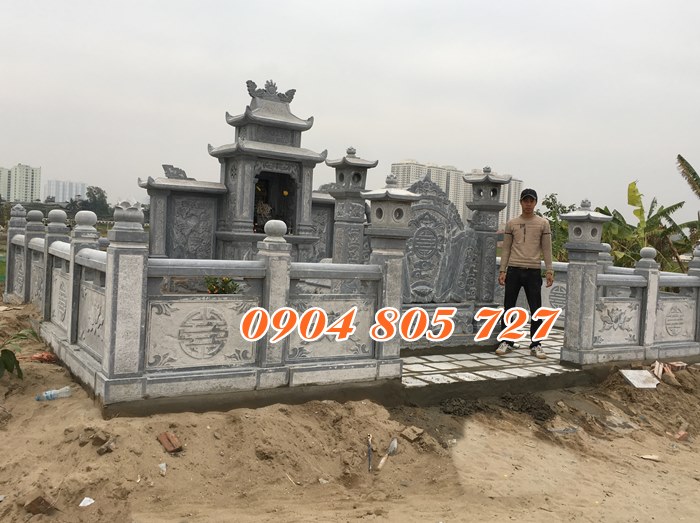 Thiết kế lắp đặt lăng mộ đá đẹp tại Trà Vinh