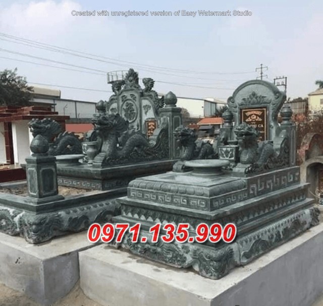 Mẫu mộ đá có mái và không mái đẹp bán tại bình dương tuyên quang