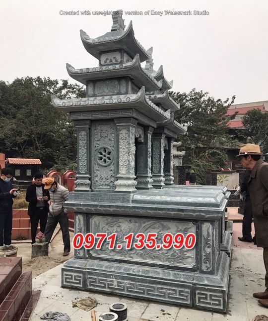 Mẫu mộ đá có mái và không mái đẹp bán tại bạc liêu sơn la