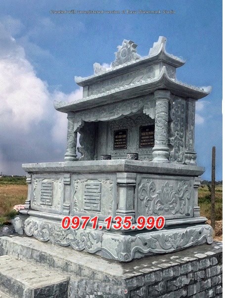 Mẫu mộ đá có mái và không mái đẹp bán tại bạc liêu sơn la