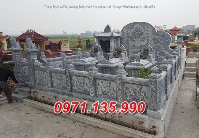 Mẫu nghĩa trang lăng mộ nhà mồ bằng đá gia tộc dòng họ bán phú yên