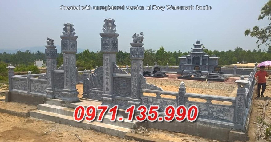Mẫu nghĩa trang lăng mộ nhà mồ bằng đá gia tộc dòng họ bán phú yên