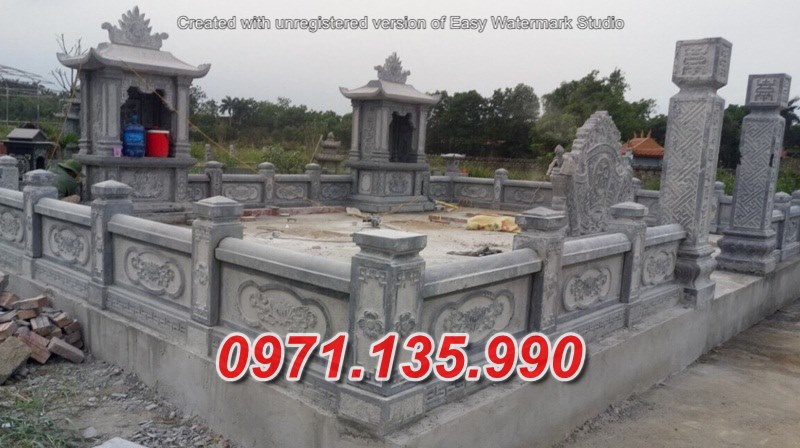 Mẫu lăng mộ bằng đá đẹp gia tộc dòng họ bán tại đắk nông