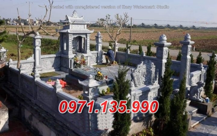 Mẫu lăng mộ bằng đá đẹp gia tộc dòng họ bán tại đắk nông