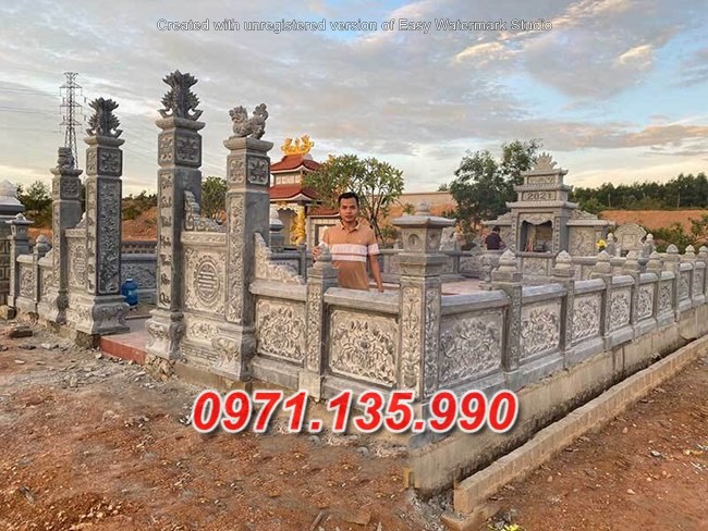 Mẫu lăng mộ bằng đá đẹp gia tộc dòng họ bán tại đắk nông