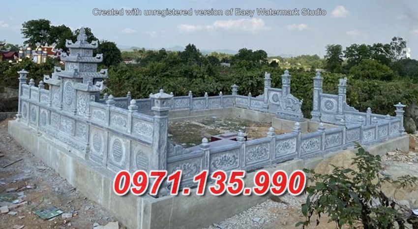 Mẫu lăng mộ bằng đá đẹp gia tộc dòng họ bán tại ninh thuận