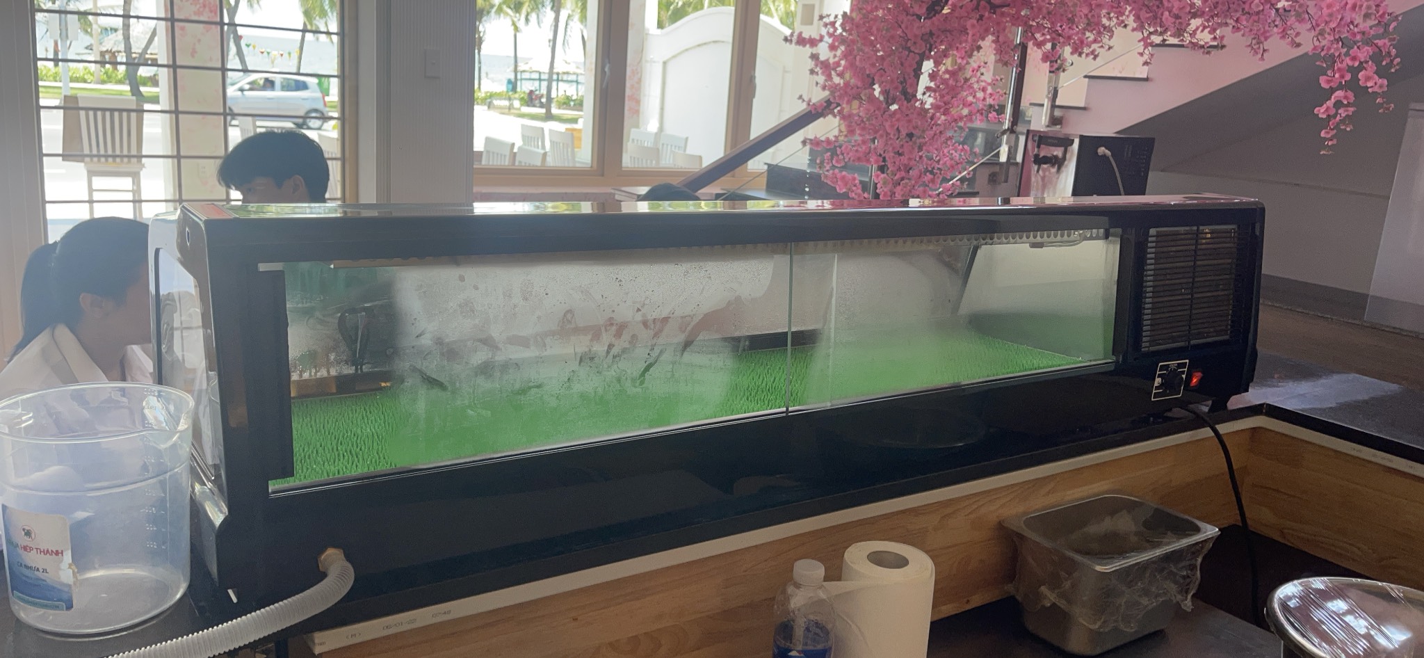 Tủ trưng bày shushi- tủ mát sashimi 1m2-1m5-1m8