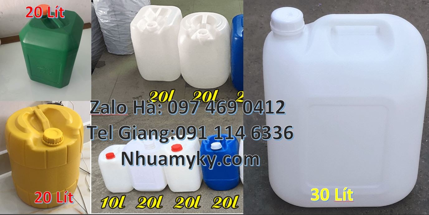 can nhựa xanh 20l dày, can nhựa 25l đựng thực phẩm,can nhựa 30l đựng n