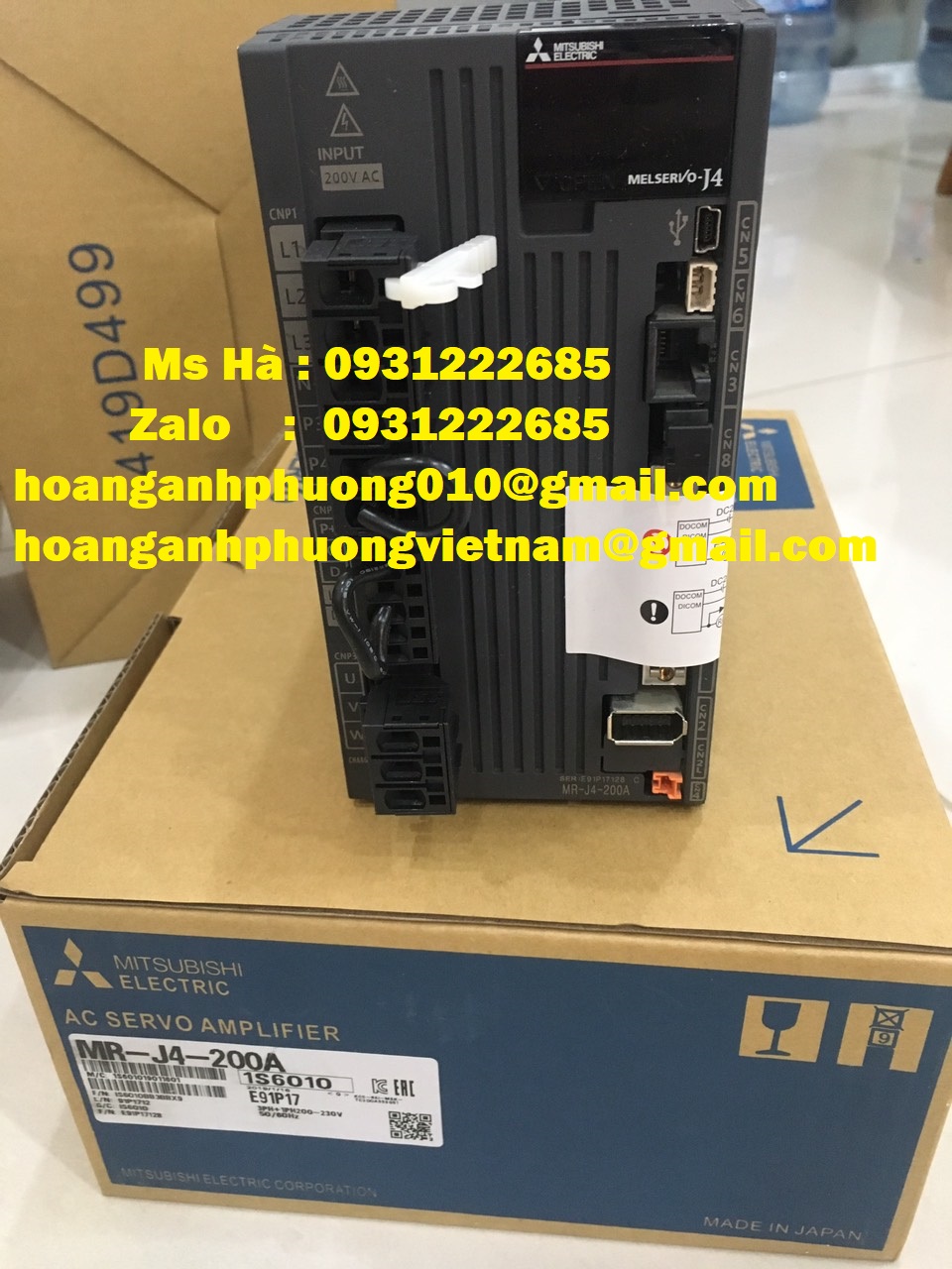 Dòng điều khiển MR-J4-200A mitsubishi - Công Ty Hoàng Anh Phương