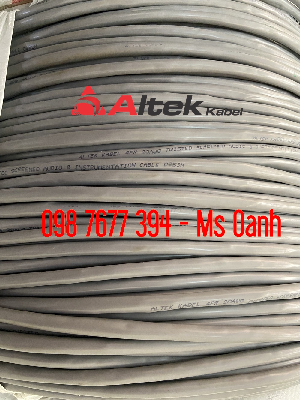 cáp tín hiệu chống nhiễu 8c x 18awg, cáp tín hiệu 4pr