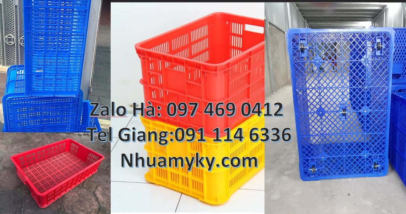 sọt nhựa khay nhựa xanh,sóng nhựa đựng rau củ, sóng nhựa dựng hải sản