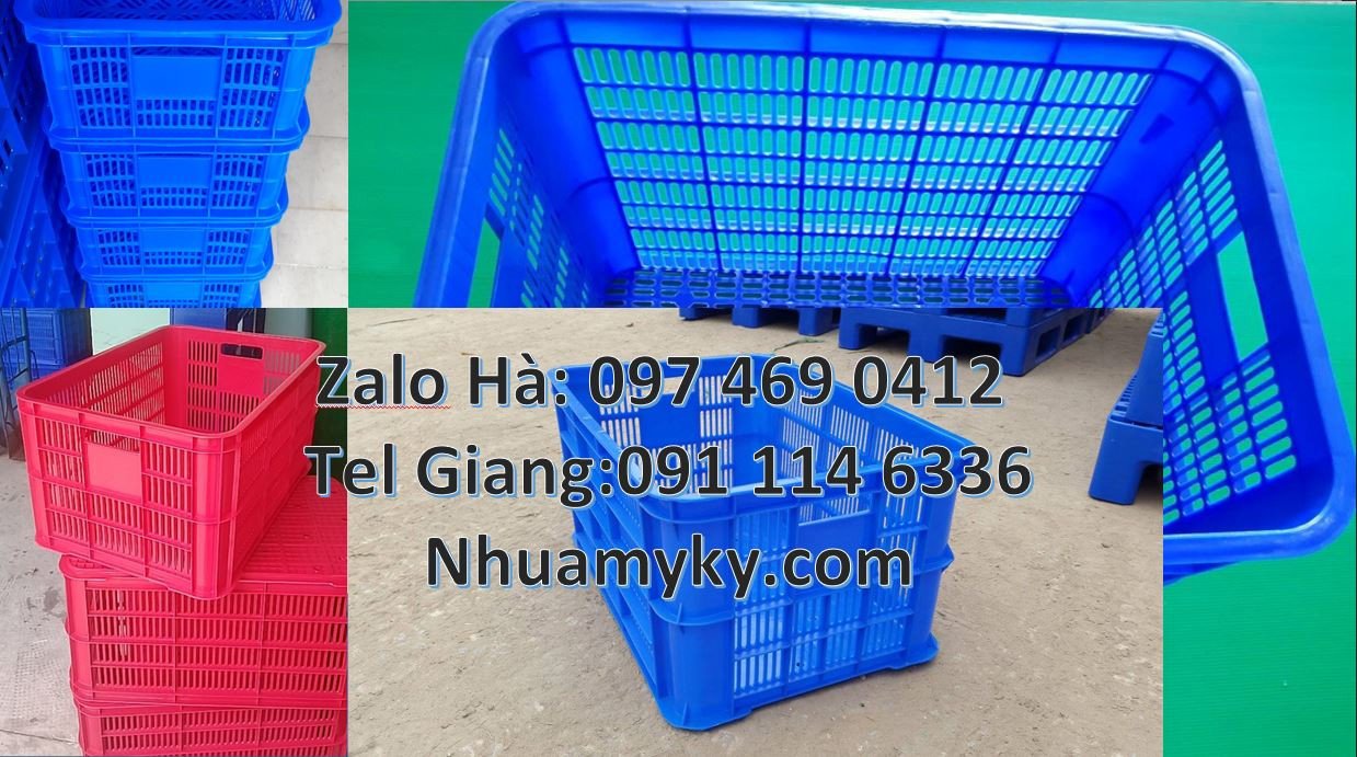 sọt nhựa khay nhựa xanh,sóng nhựa đựng rau củ, sóng nhựa dựng hải sản