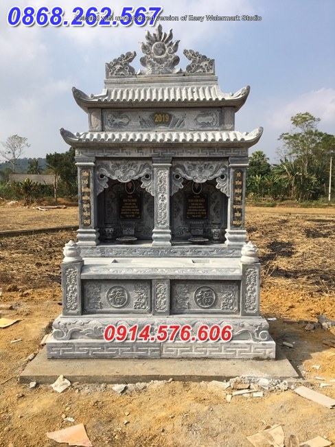 12+ mẫu mộ đá tự nhiên không mái đẹp bán cà mau