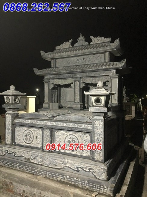 12+ mẫu mộ đá tự nhiên không mái đẹp bán cà mau