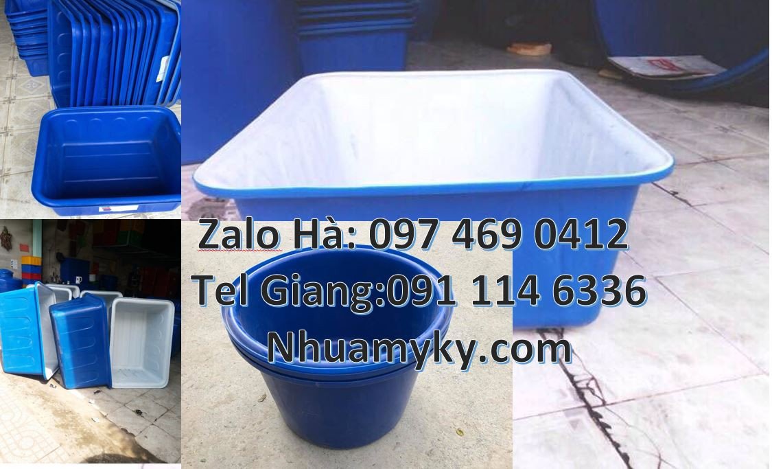thùng nhựa tròn 1200l màu xanh, thùng nhựa vuông 1000l màu trắng giá r