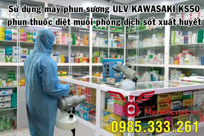 Máy phun hóa chất diệt muỗi gia đình phòng dịch sốt xuất huyết KS50